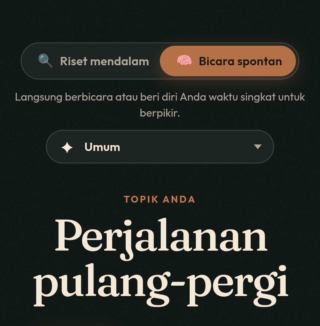 Perjalanan Pulang Pergi