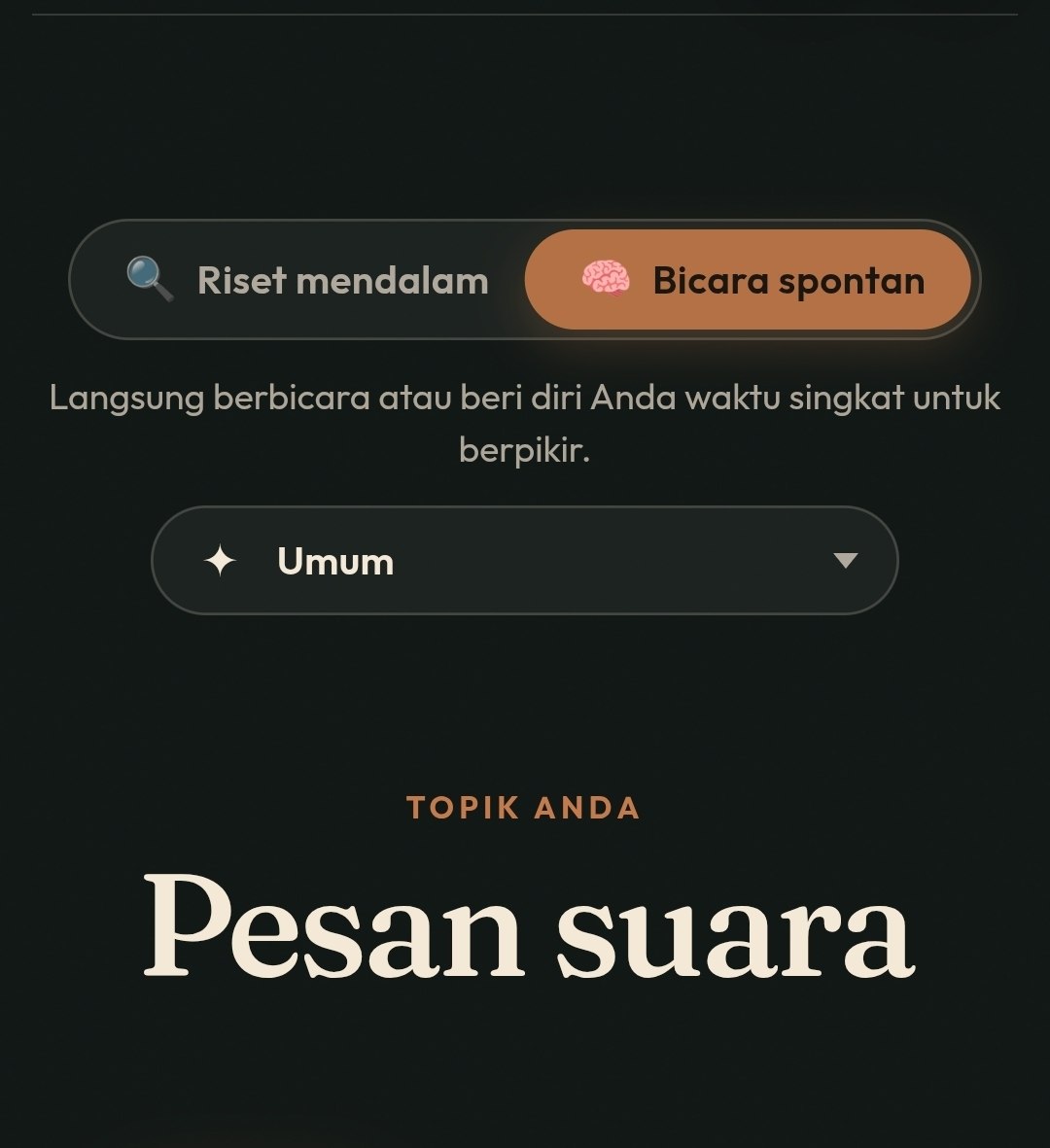 Pesan Suara